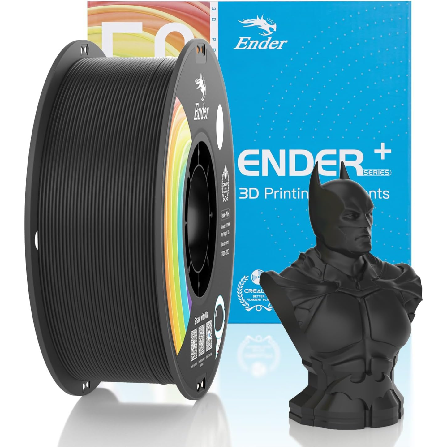 Creality Ender PLA+ Filament – 1kg, 1.75mm (RFID-Ready for Creality CFS)