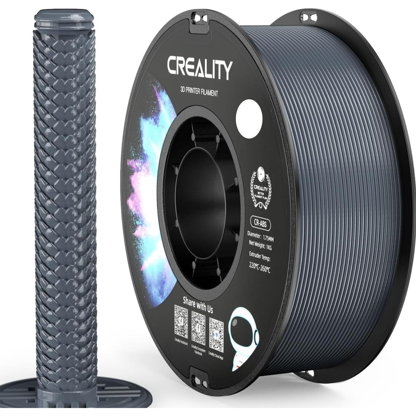 Creality CR-ABS Filament – 1kg, 1.75mm (RFID-Ready for Creality CFS)