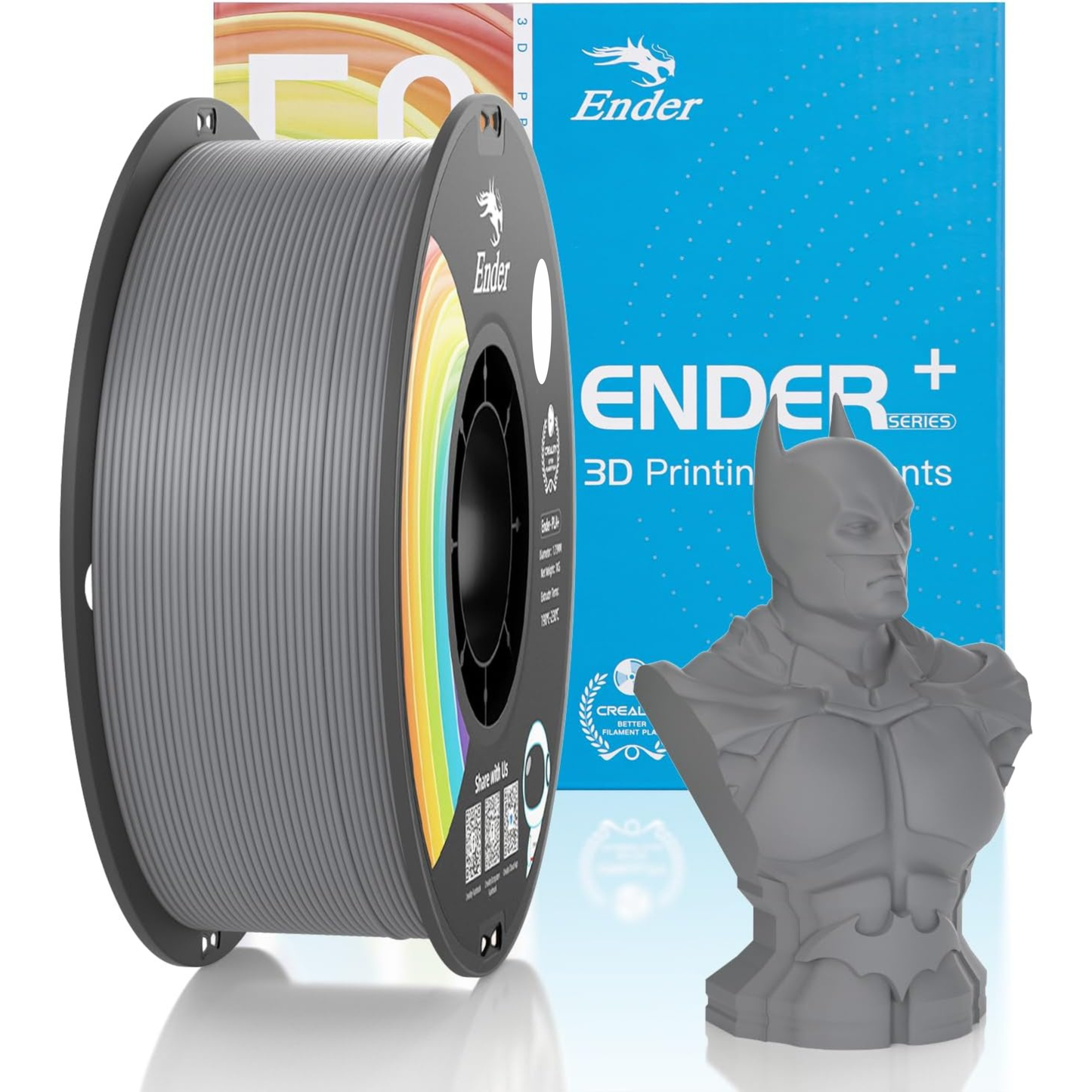 Creality Ender PLA+ Filament – 1kg, 1.75mm (RFID-Ready for Creality CFS)