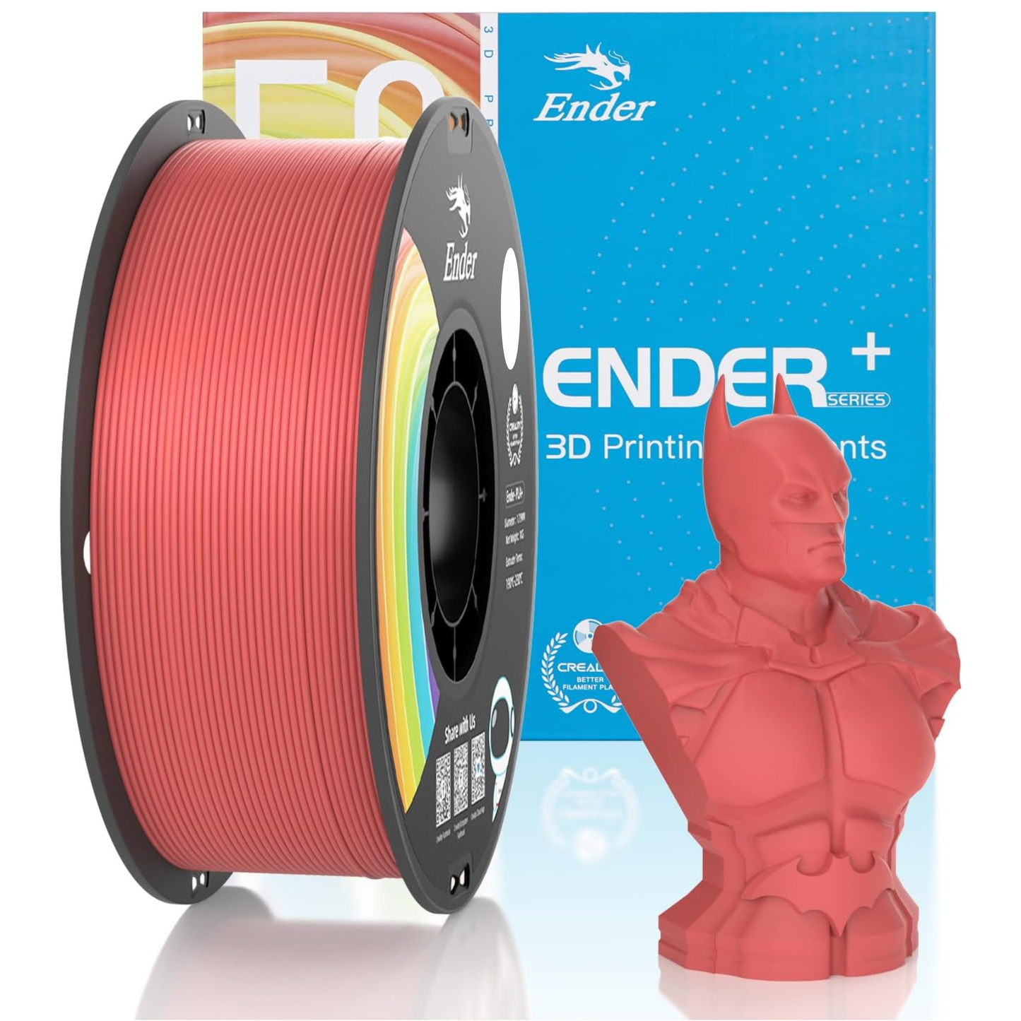 Creality Ender PLA+ Filament – 1kg, 1.75mm (RFID-Ready for Creality CFS)