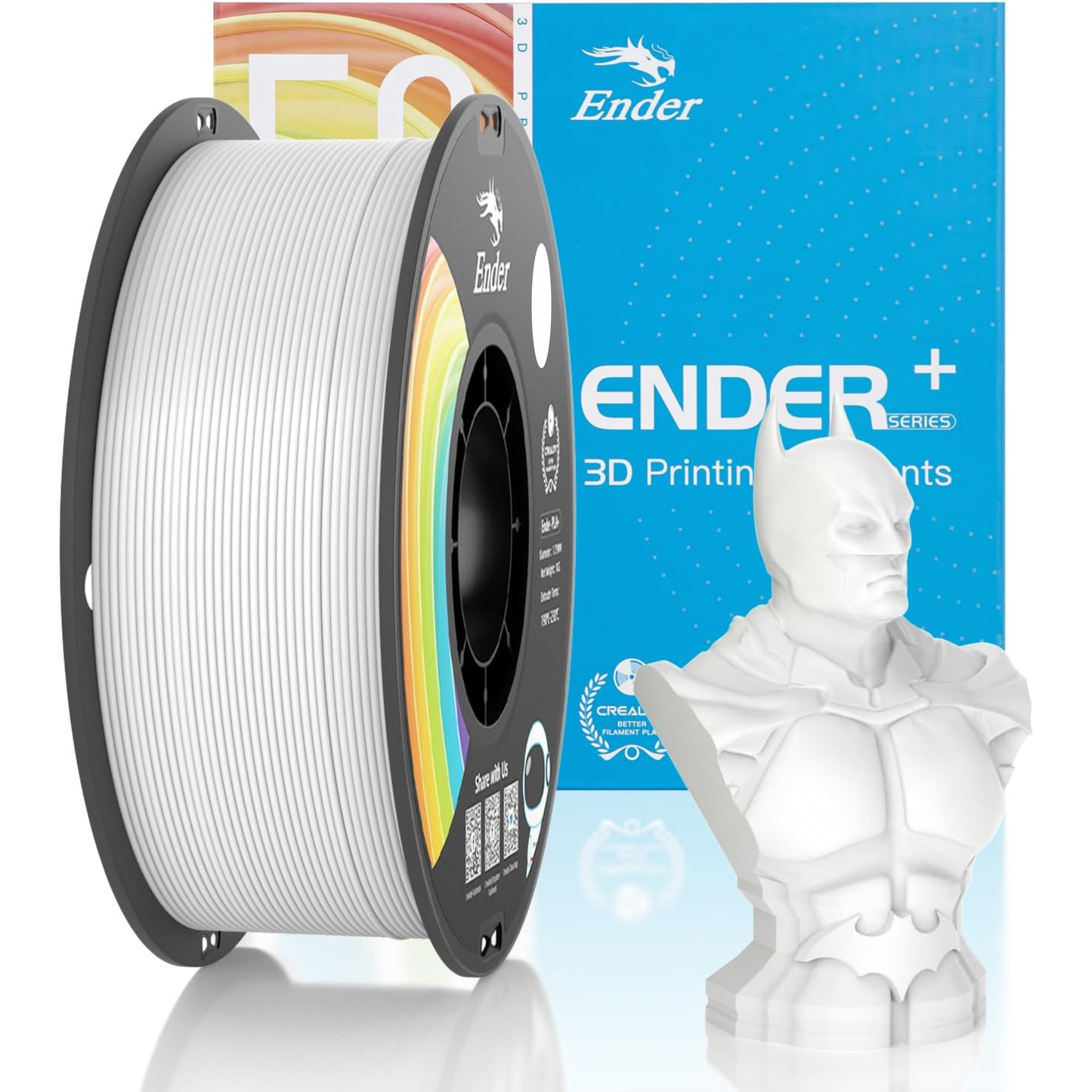 Creality Ender PLA+ Filament – 1kg, 1.75mm (RFID-Ready for Creality CFS)